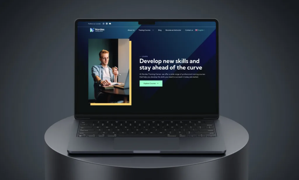 Nordex Training Center for Nordex Training Center, a WordPress website project by Ashik Hosen