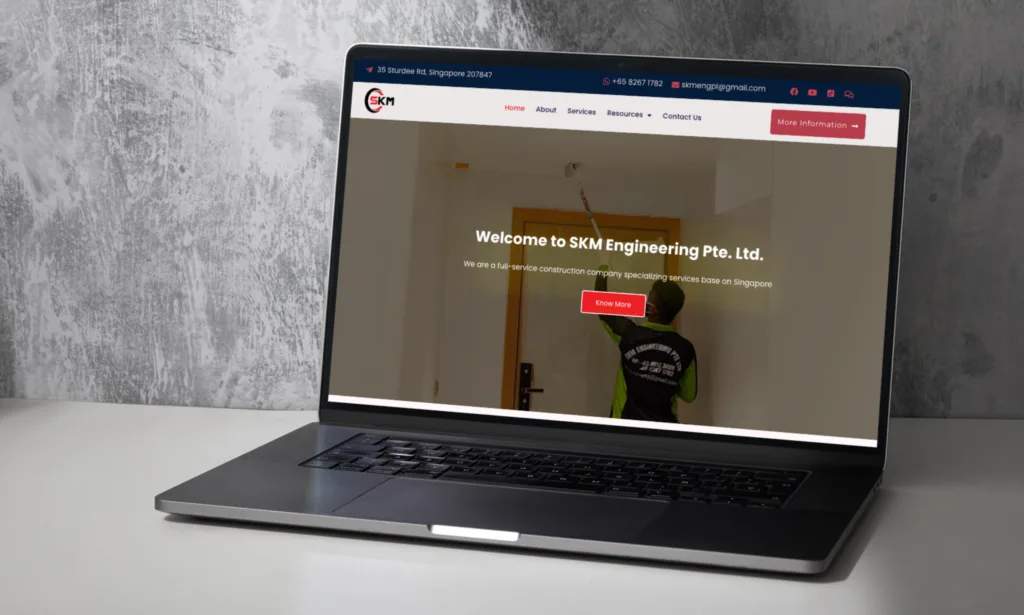 Skmengpl for SKM Eng PL, a WordPress website project by Ashik Hosen